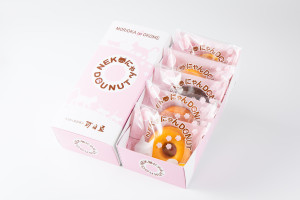 ネコにゃんドーナツ5個入れ
